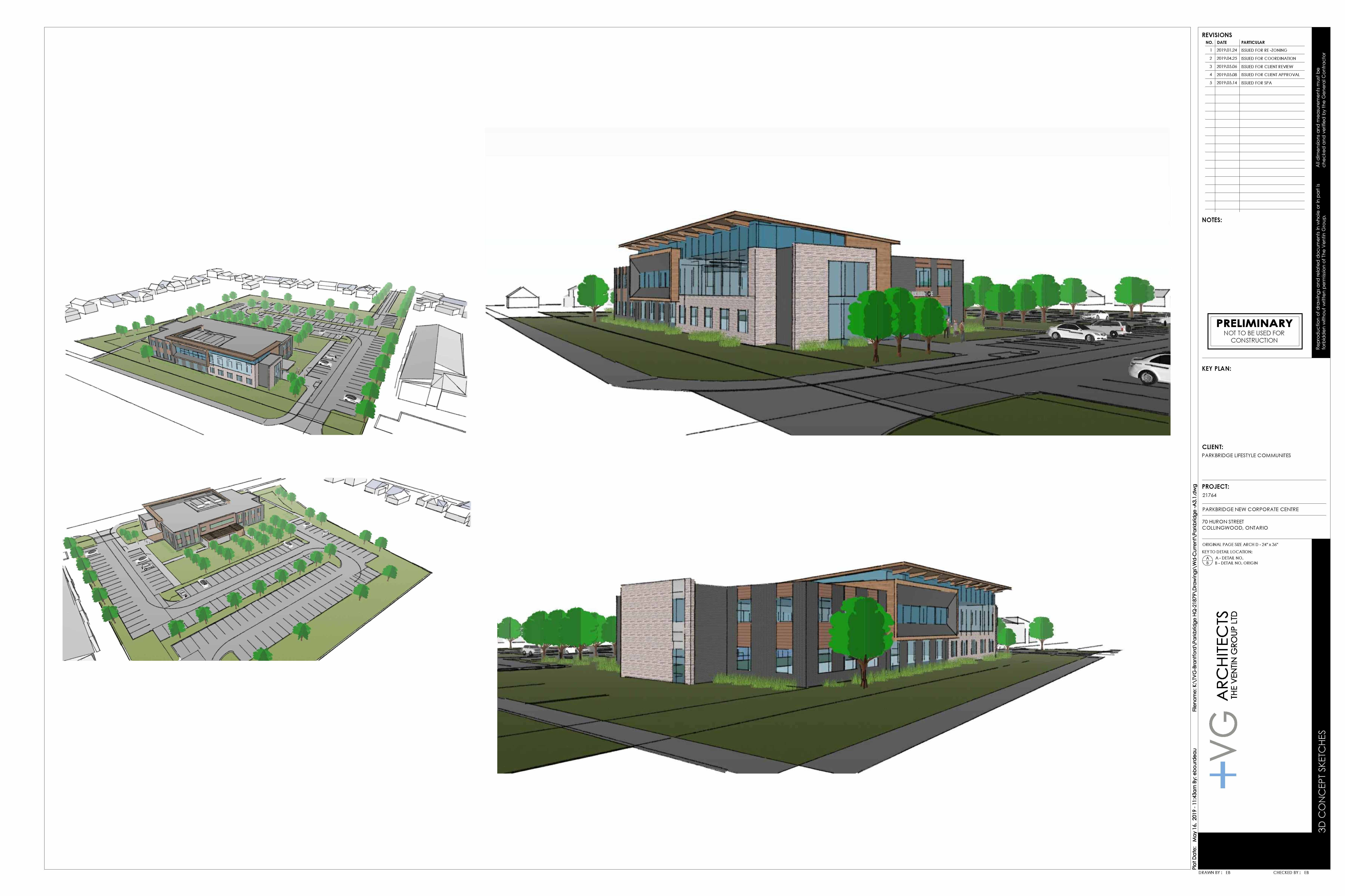 70 Huron St. Parkbridge File No(s). : D11919 Site Plan Application D084218  Official Plan and Zoning By-Law Amendment | Town of Collingwood