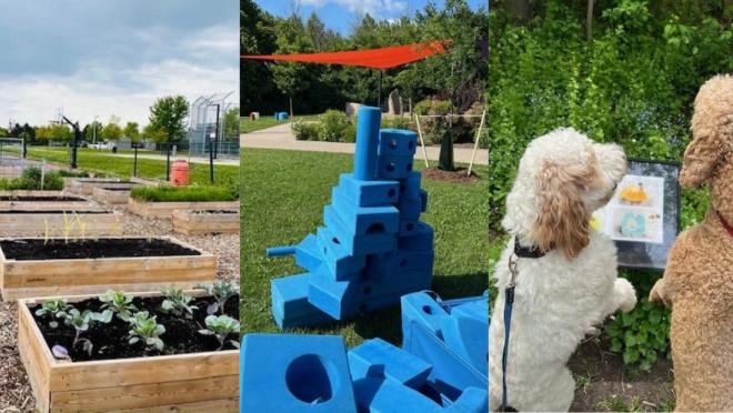 Community Garden, Mobile Park and Storywalk photos