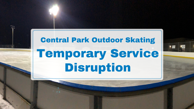 Blue Text on White Background for the Town of Collingwood Service Disruptions