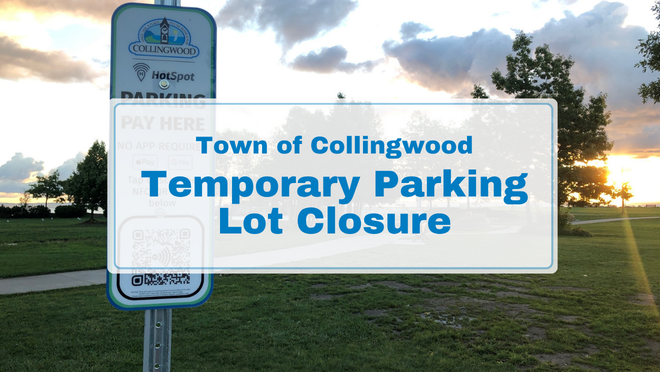Temporary Parking Lot Closure