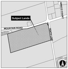 Site Location of 260 Mountain Road